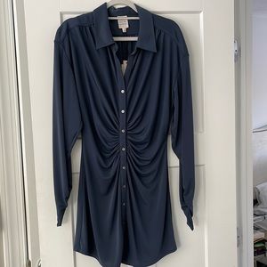 cinq a sept flattering stretchy dress size L